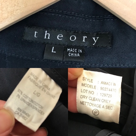 Theory Coat Sz L - Picture 8 of 8